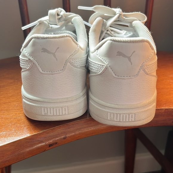 PUMA Children's Caven Jr White Sneaker Size 2C - Picture 8 of 12